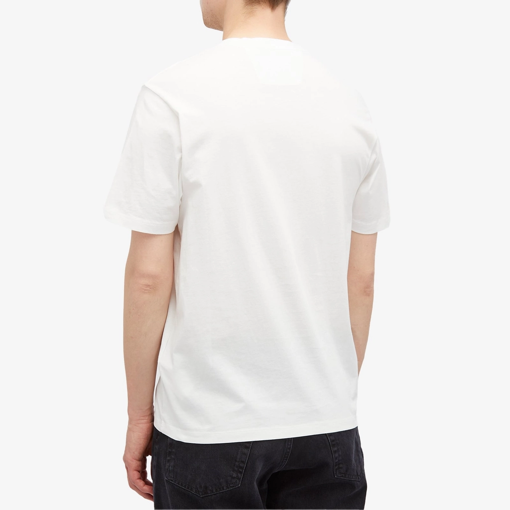 CP Company Men's Logo Patch T-Shirt Gauze White